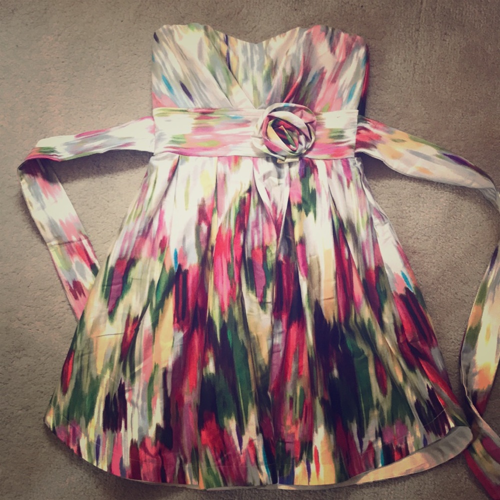 Sexy summer colorful dress